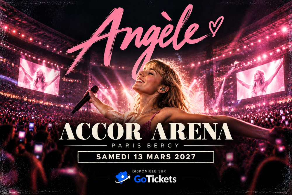 Angèle en Concert : 13 Mars 2027 à L'accor Arena