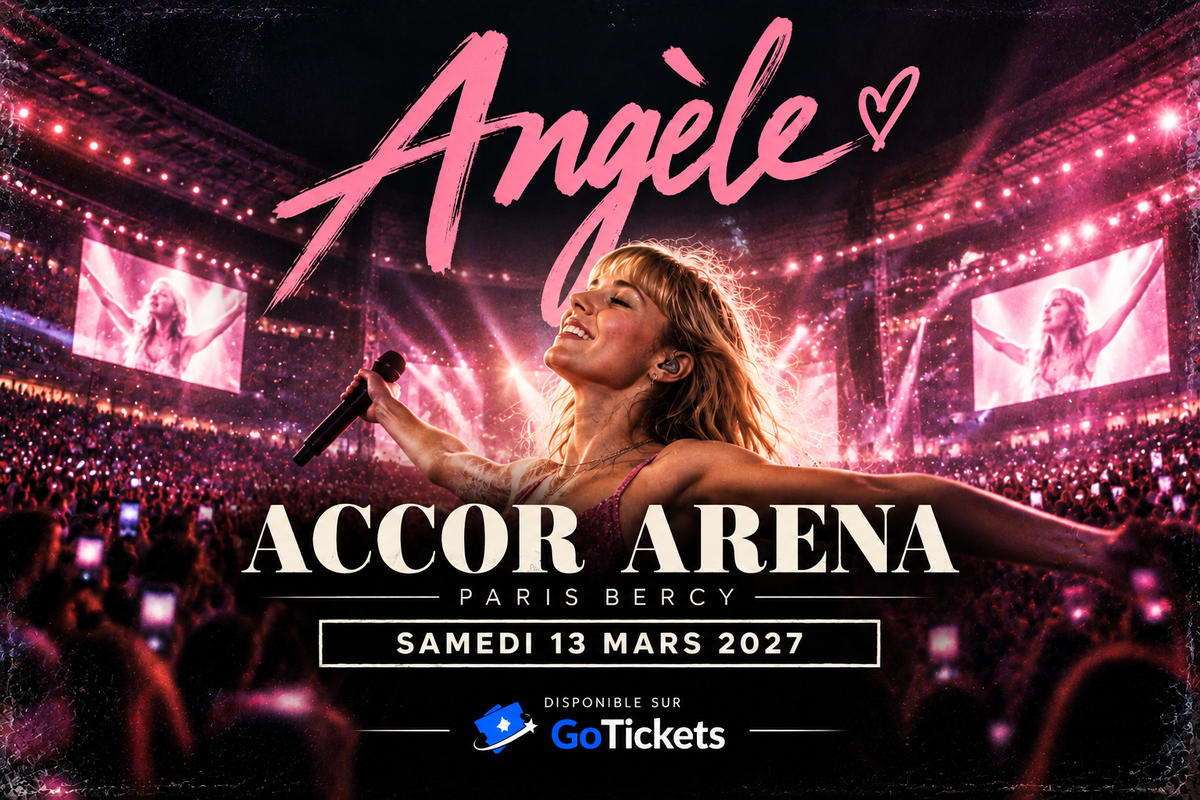Angèle en Concert : 13 Mars 2027 à L'accor Arena