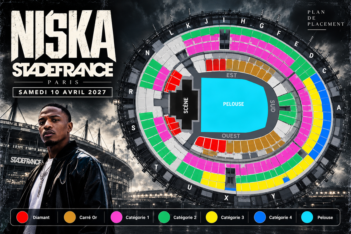 Niska en Concert : 10 Avril 2027 au Stade de France